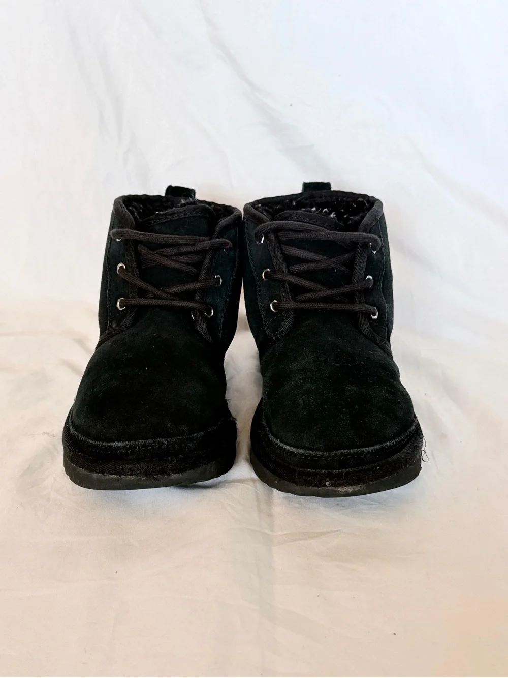 UGG Kids Black Nuemel II Chukka Boots Size 2Y